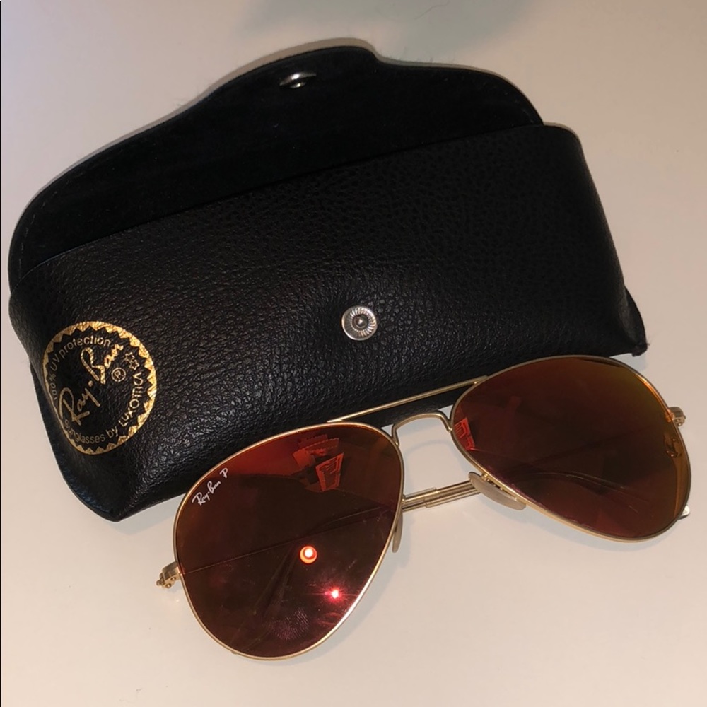RayBan Sunglasses POLARIZED Flash Lenses